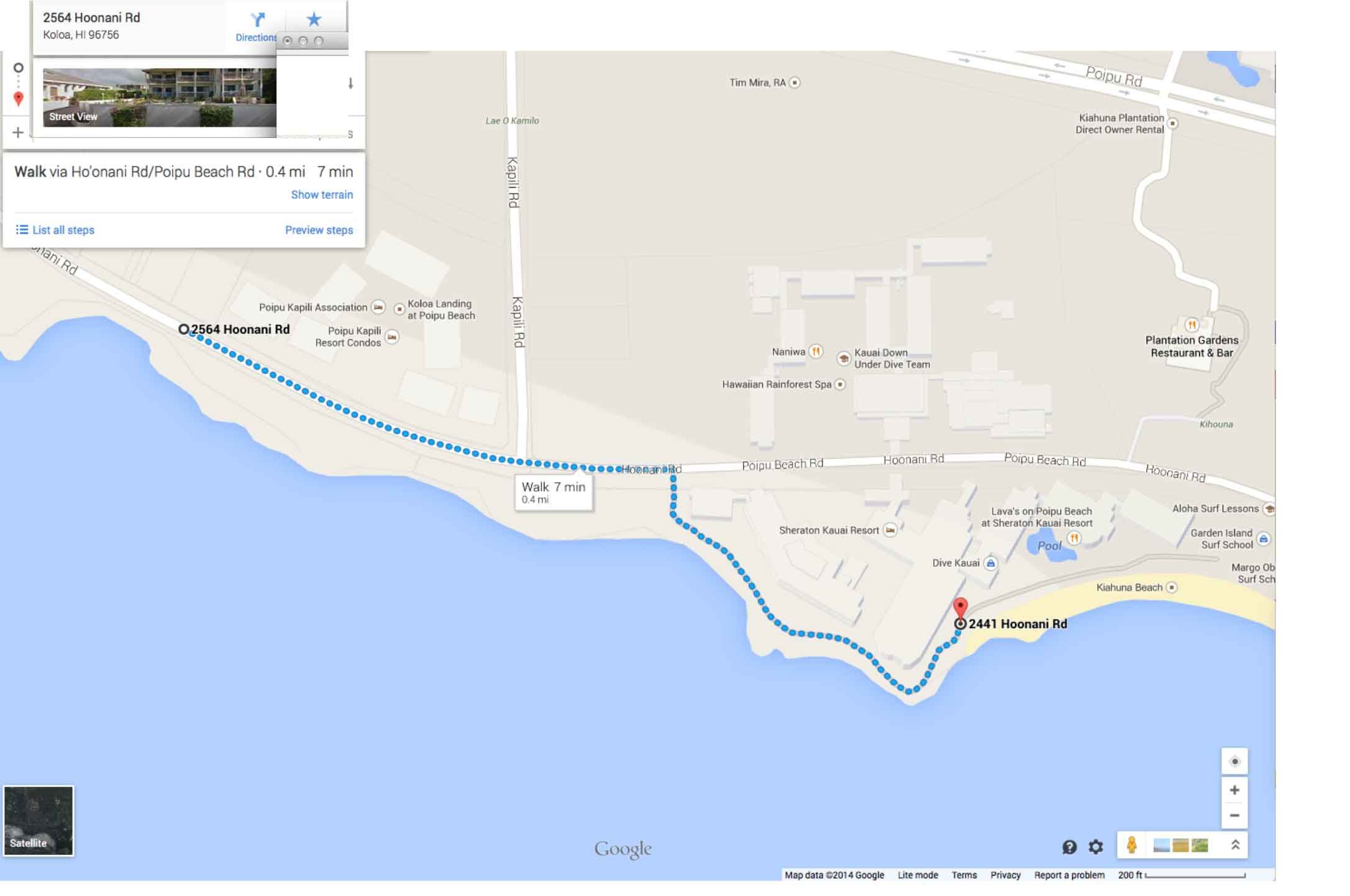 walk of the beach